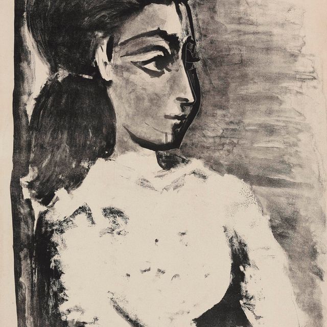 Pablo Picasso — Бюст женщины в белом корсаже (B. 848; M. 311)