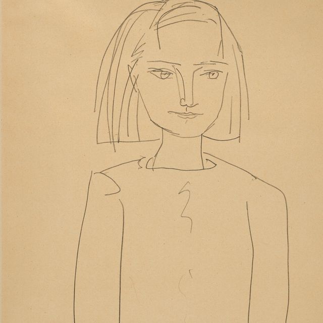 Pablo Picasso — Портрет молодой девушки, IV