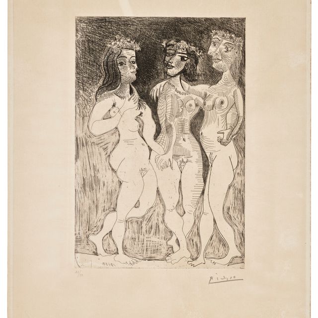 Pablo Picasso — Трое женщин