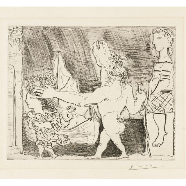 Pablo Picasso — Минотавр, путеводитель по филе II, от: La Suite Vollard