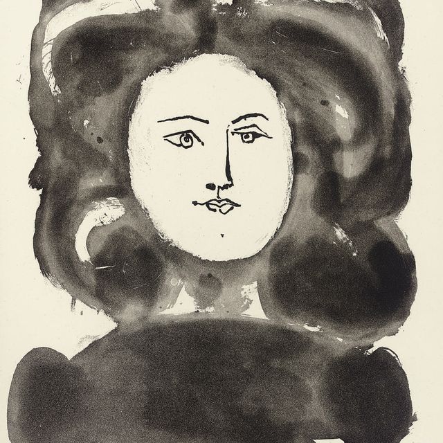 Pablo Picasso — Луис де Гонгора-и-Аргот, "Старинные поэмы", "Великие люди современности и их жизнь", Париж, 1948 (стр. 476-516; Ба. 738-78; С. 51)