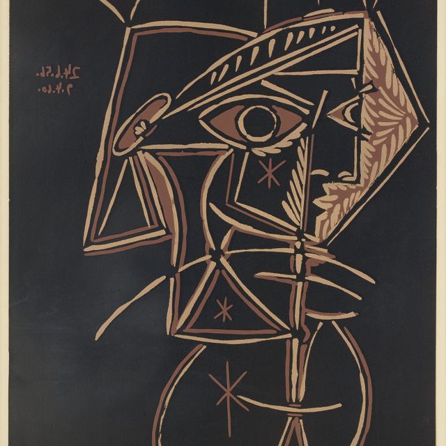 Pablo Picasso — Тет-а-тет с женщиной (B. 947; Ba. 1213)