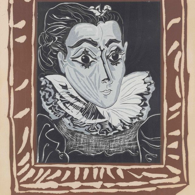 Pablo Picasso — Дама в колье (Б. 1147; В. 1321)