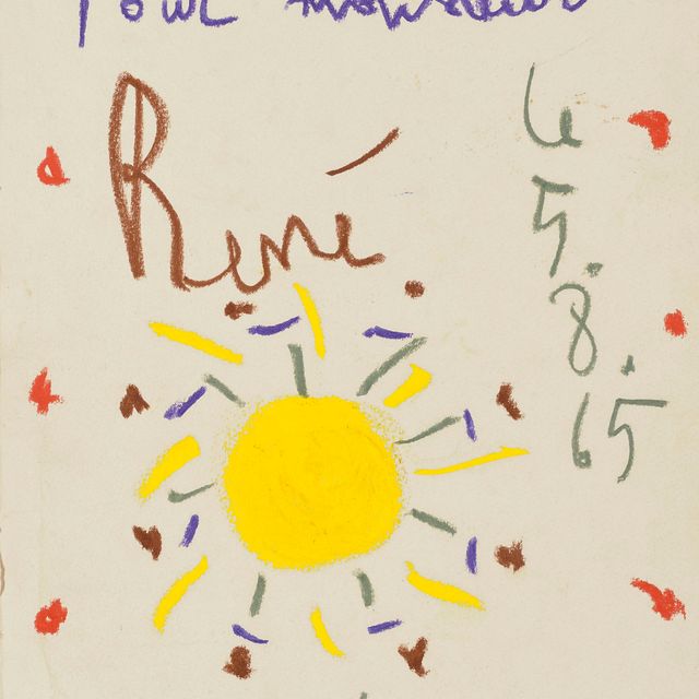 Pablo Picasso — Налейте месье Рене.