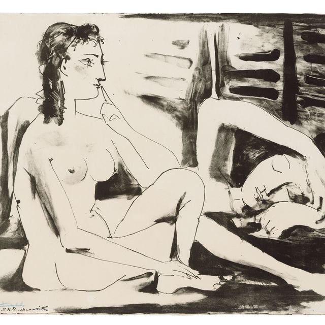 Pablo Picasso — Сонная девушка