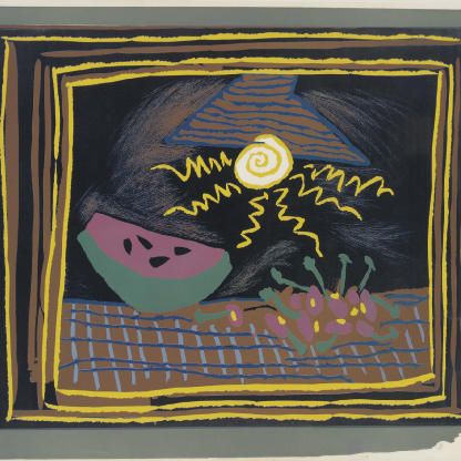 Pablo Picasso — Смерть природы в пастельных тонах (B. 1098; Ba. 1301)