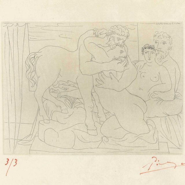 Pablo Picasso — Коллекция работ скульптора, созданного столетним и женственным человеком, от: La Suite Vollard