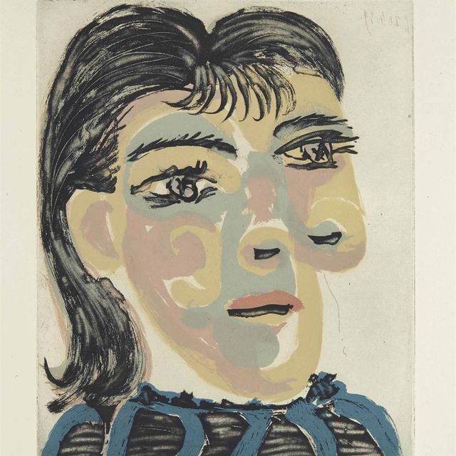Pablo Picasso — Встреча с женщиной № 2: Портрет Доры Маар