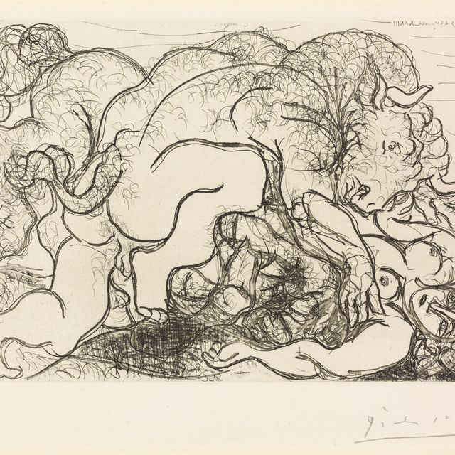 Pablo Picasso — Минотавр, нападающий на амазонку, фото 87 от La Suite Vollard