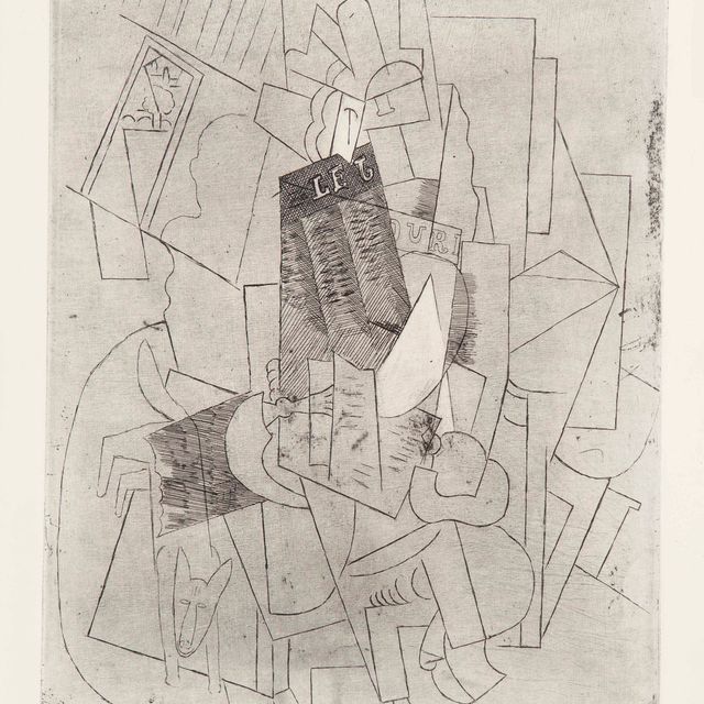 Pablo Picasso — Человек с ребенком (улица Шельшер)