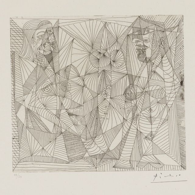 Pablo Picasso — Двойка фигур