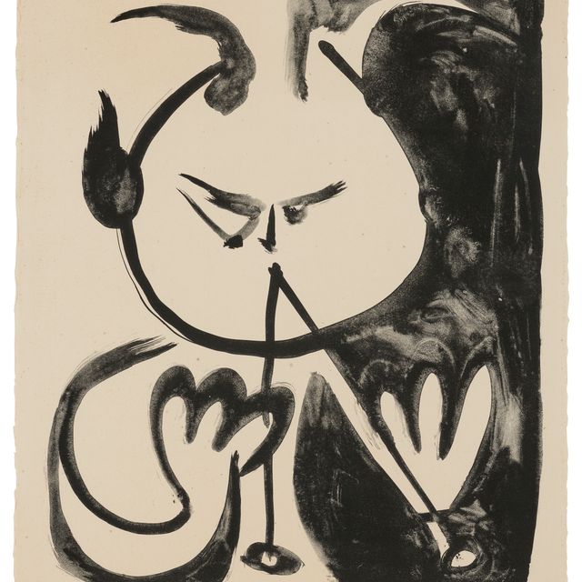 Pablo Picasso — Фавн-музыкант № 5