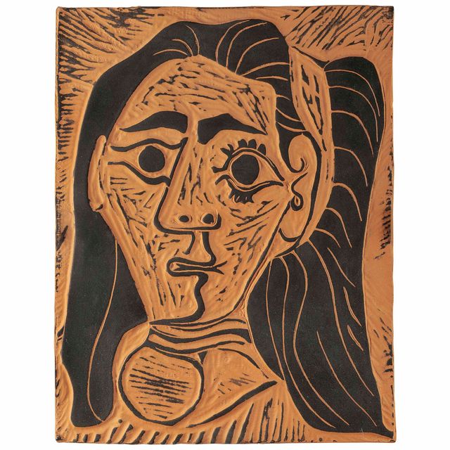 Pablo Picasso — Женщина в шевроле флоу