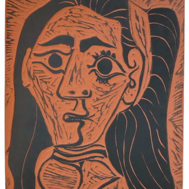 Pablo Picasso — Женская блузка с цветочным принтом (артикул 520)