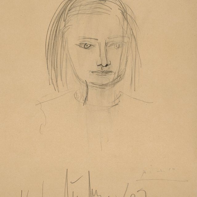 Pablo Picasso — Портрет молодой девушки, я