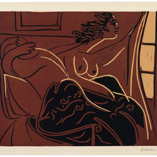 Pablo Picasso — Женщина, наблюдающая за окном