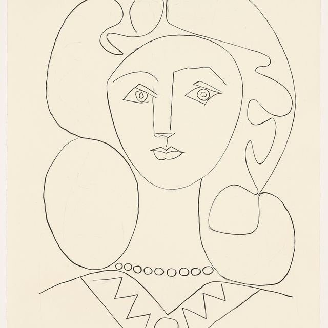 Pablo Picasso — Женщина в колье (В. 438; М. 84)