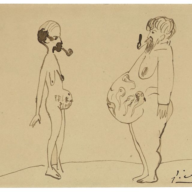 Pablo Picasso — Любители трубочного дыма