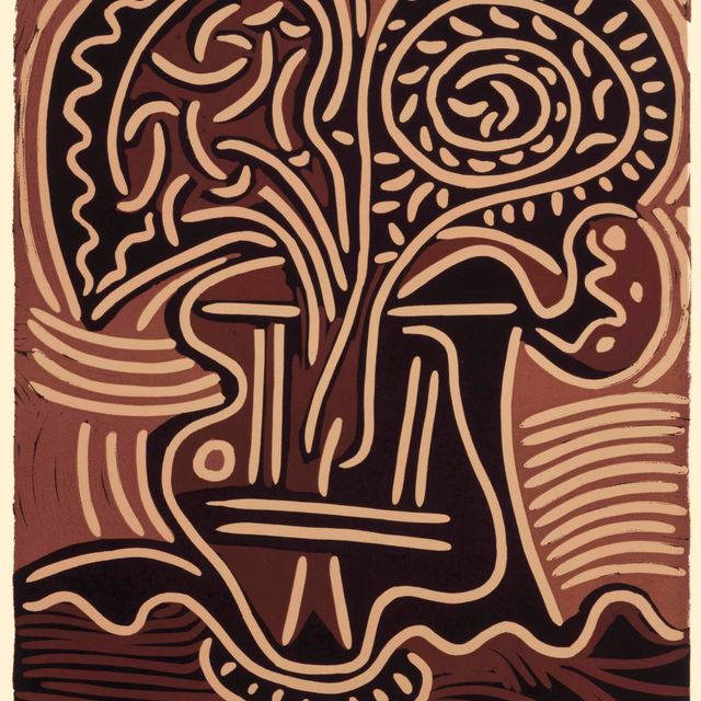 Pablo Picasso — Ваза с цветами