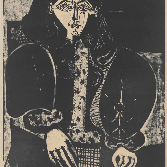 Pablo Picasso — Женщина в расцвете сил № 1 (до появления румян)