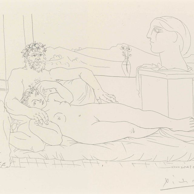 Pablo Picasso — Выставка скульптора II, автор: Ла Сюит Воллар (B. 172; Ba. 325)