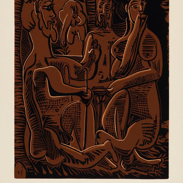 Pablo Picasso — Маленький день на траве, д'Апре Мане