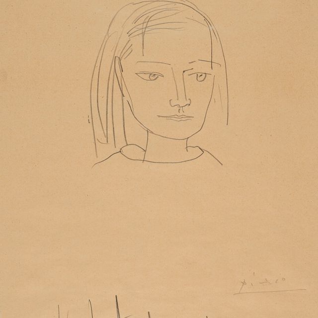 Pablo Picasso — Портрет молодой девушки, II