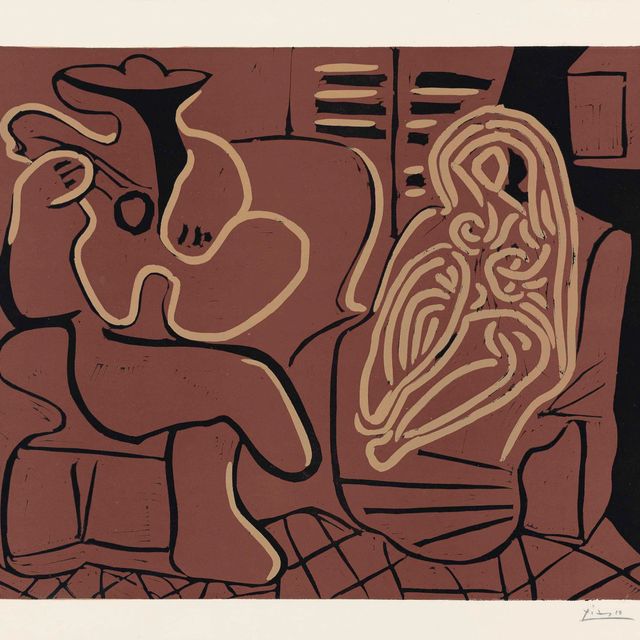 Pablo Picasso — Женщина в танце без любви и гитаристки (Р. 917; Ba. 1232)