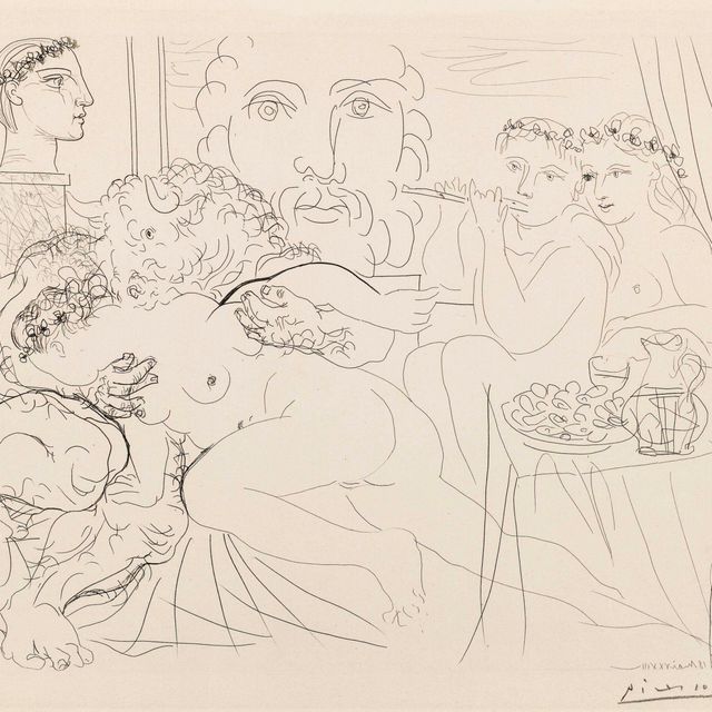 Pablo Picasso — Средство для ухода за кожей вокруг глаз une femme, от: La Suite Vollard (B. 191; Ba. 350)