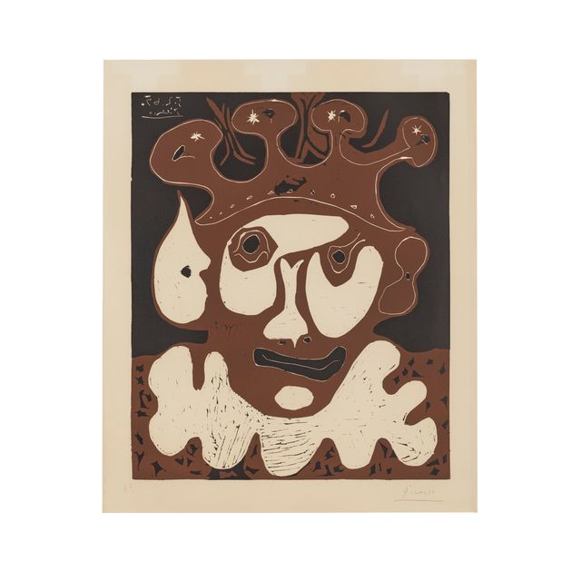 Pablo Picasso — Тет-де-буффон. Карнавал