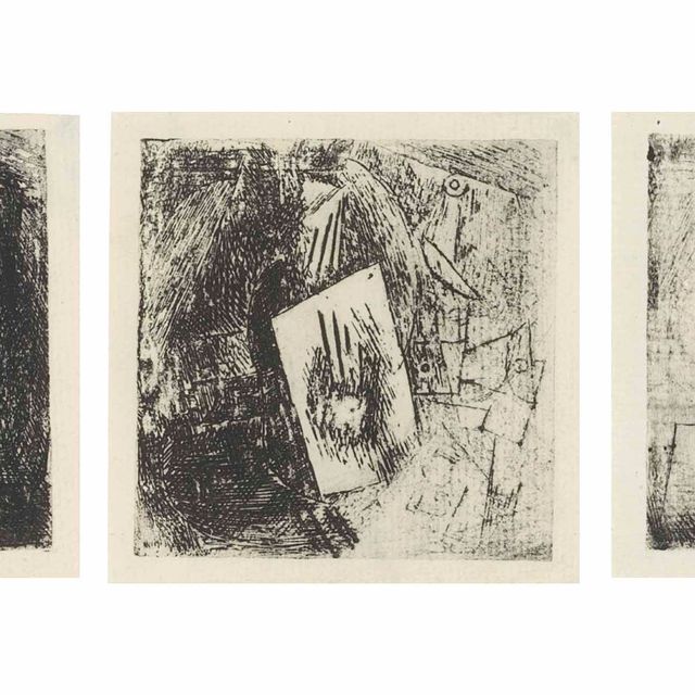 Pablo Picasso — Nature morte: гитара, кларнет и бутыль