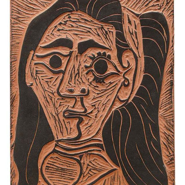 Pablo Picasso — Женщина с пышными волосами (A.R. 520)