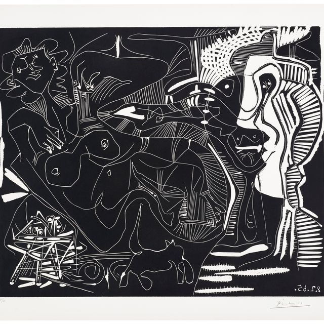 Pablo Picasso — Ле Те: две новые женщины общаются друг с другом