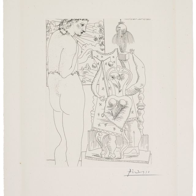 Pablo Picasso — Сюрреалистическая модель и скульптура из сюиты Воллар