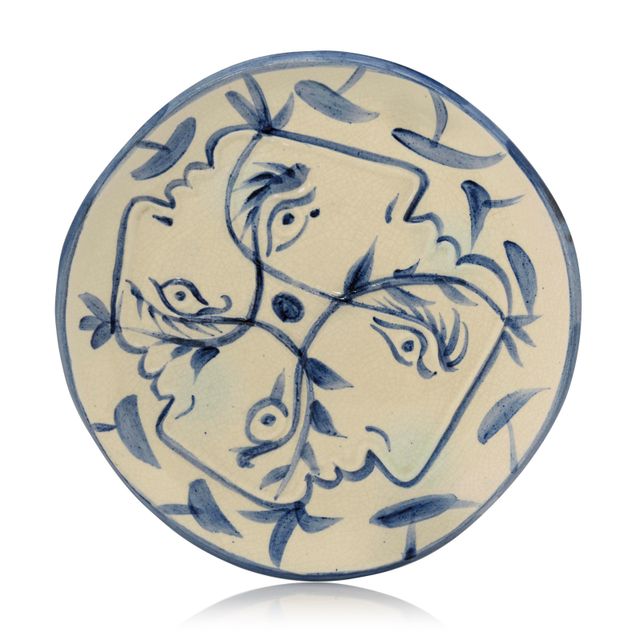 Pablo Picasso — Четыре профиля в Англии ( A.R. 87 )