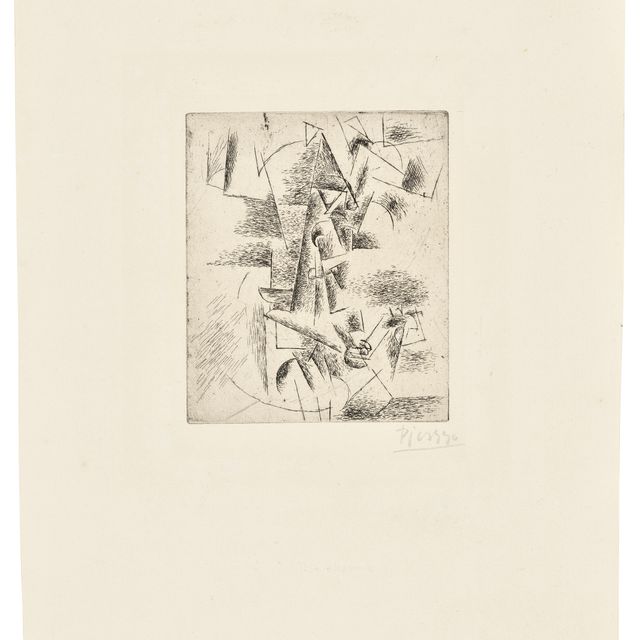 Pablo Picasso — Тет-а-тет с человеком за трубкой
