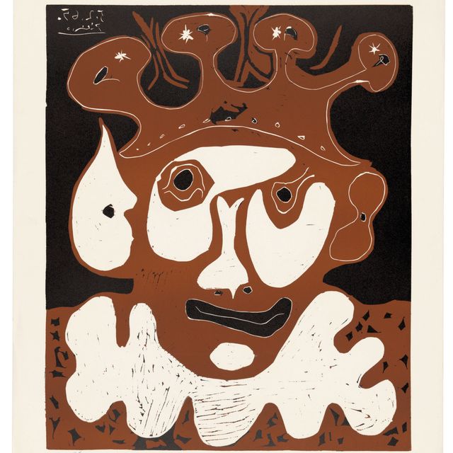 Pablo Picasso — Тет-де-Буффон - карнавал 1965