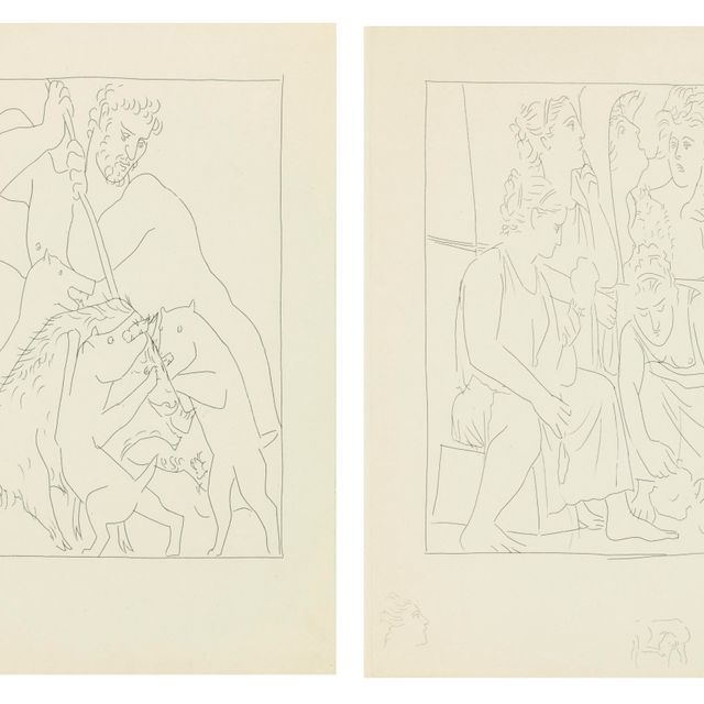 Pablo Picasso — Метаморфозы : 30 гравюр (стр. 99-128; стр. 143-172; см. кн. 19)