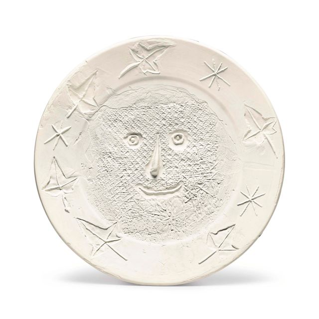 Pablo Picasso — Надрезанное лицо в полный рост