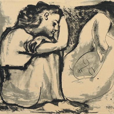 Pablo Picasso — Женская помощь и ночлег (B. 455; M. 104)