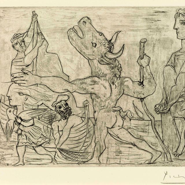 Pablo Picasso — Минотавр - путеводитель по маленькой голубке из "Ла Сюит Воллар"