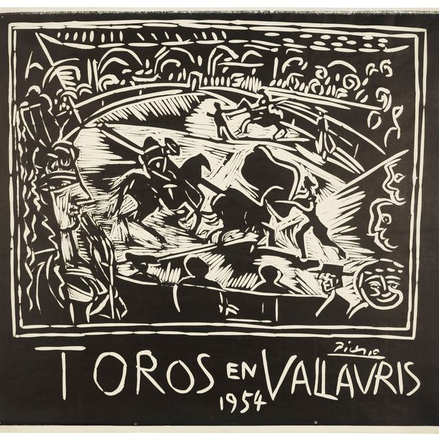 Pablo Picasso — Торос-ан-Валлорис, 1954