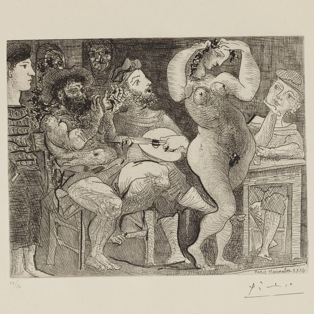Pablo Picasso — В кабаре