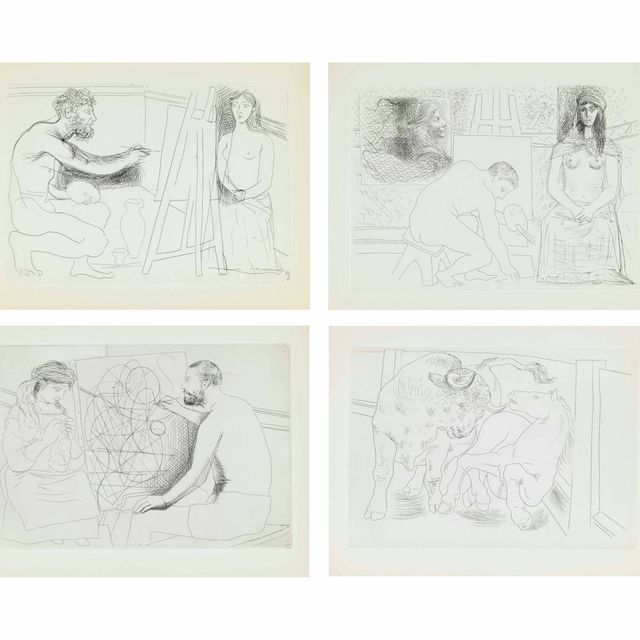 Pablo Picasso — Оноре де Бальзак, "Шеф-повар музея", Амбруаз Воллар, Париж, 1931.