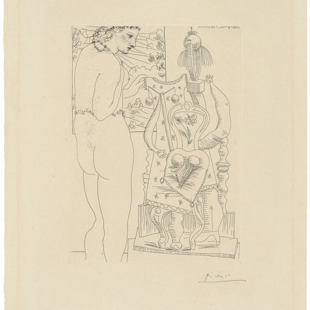 Pablo Picasso — Сюрреалистическая модель и скульптура , автор : Ла Сюит Воллар