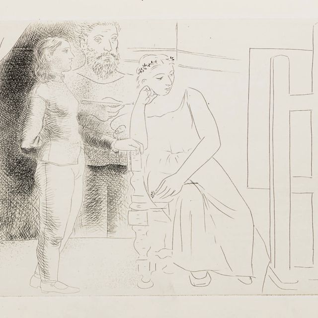 Pablo Picasso — Оноре де Бальзак, "Шеф-повар театра", А. Воллар, Париж, 1931 (стр. 82-94; Ba. 123-35; Cramer books, 20)