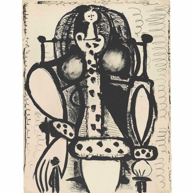 Pablo Picasso — Женщина в одиночестве