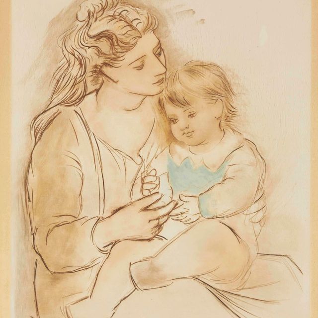 Pablo Picasso — Мать и дитя
