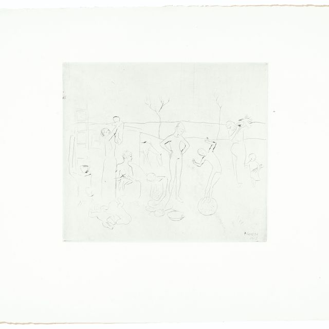 Pablo Picasso — "Сальтимбанки" из "Свиты Сальтимбанков"