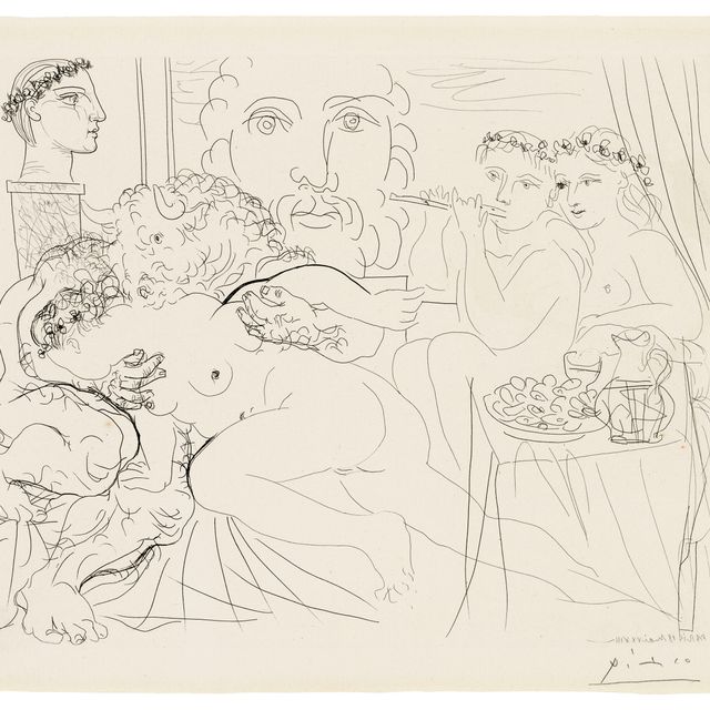 Pablo Picasso — Средство для женской ласки Minotaure, от: La Suite Vollard